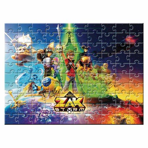 Quebra-Cabeça Zak Storm 100 peças peças Produto Estrela