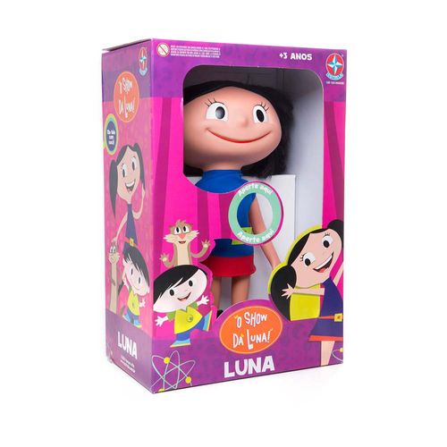 Boneca Luna que fala 40 cm Embalagem Estrela