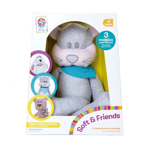 Soft Friends Miau Estrela Baby Embalagem Estrela