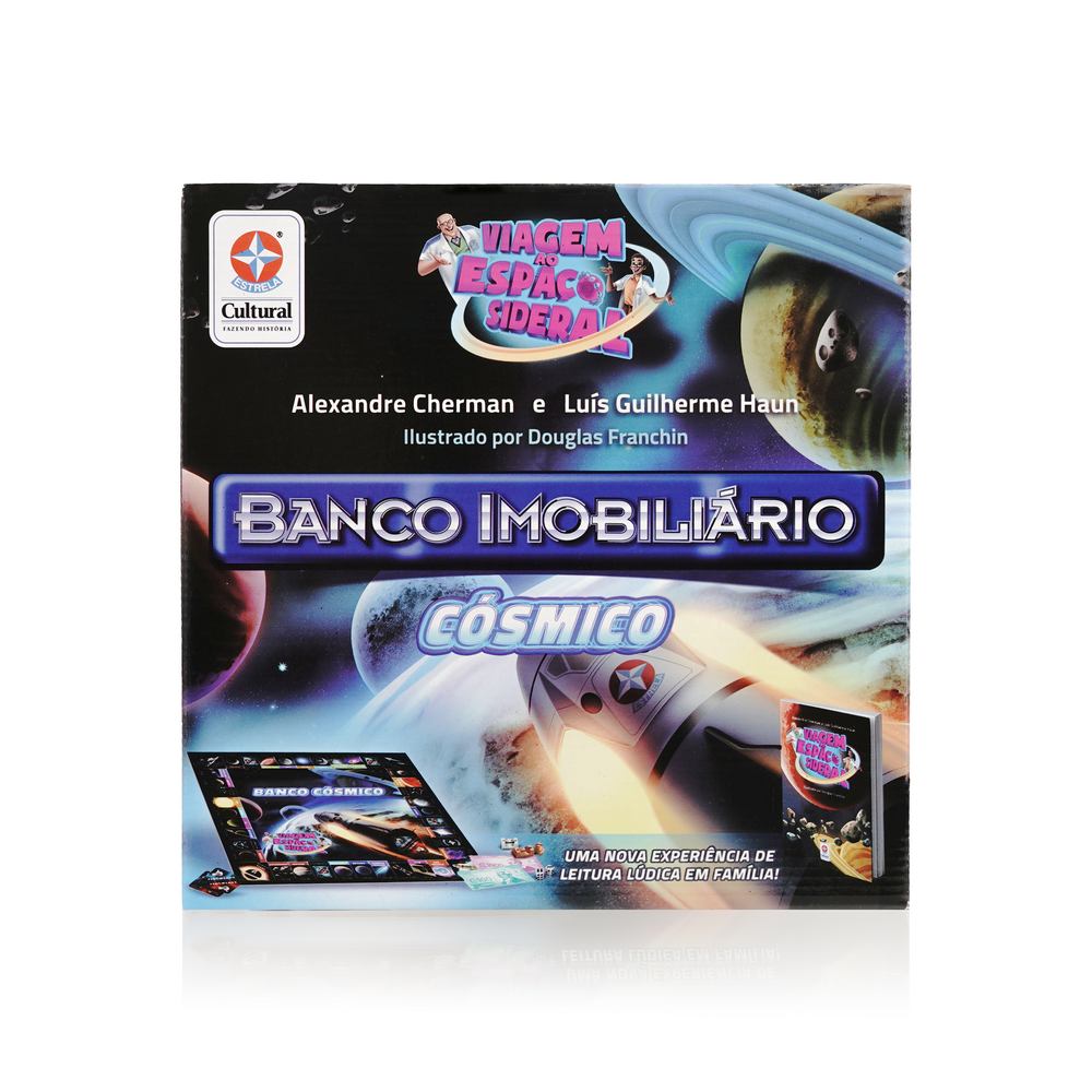 Banco Imobiliário Cósmico - com livro