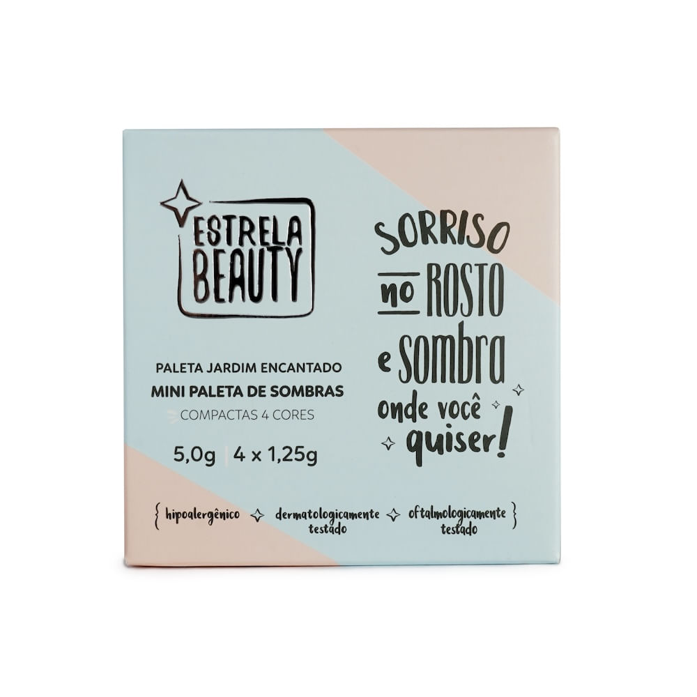 Paleta de Sombras 4 Cores- Jardim Encantado