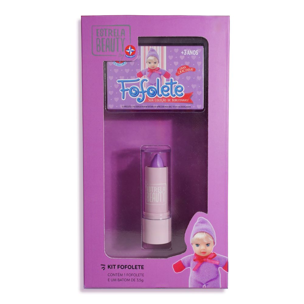 Kit Fofolete Lilás - Batom