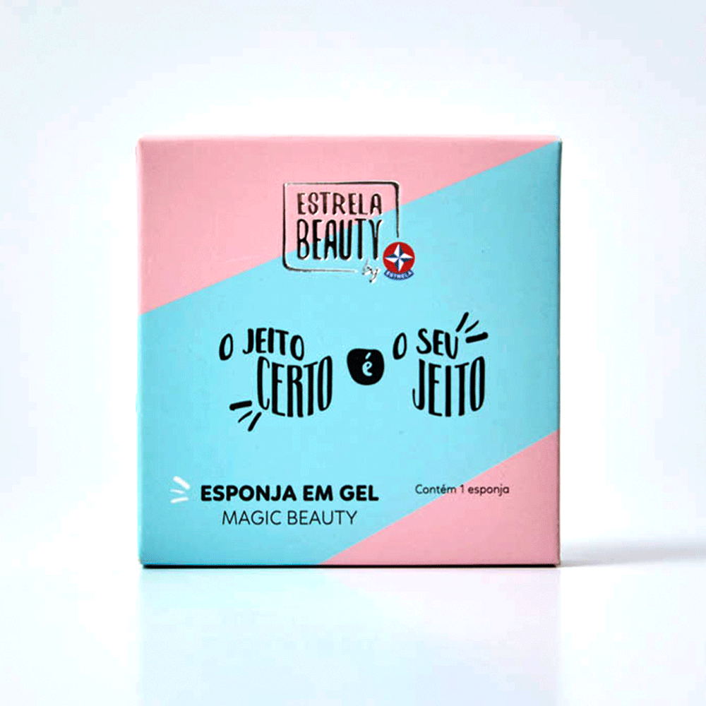 Esponja Em Gel Magic Beauty Azul
