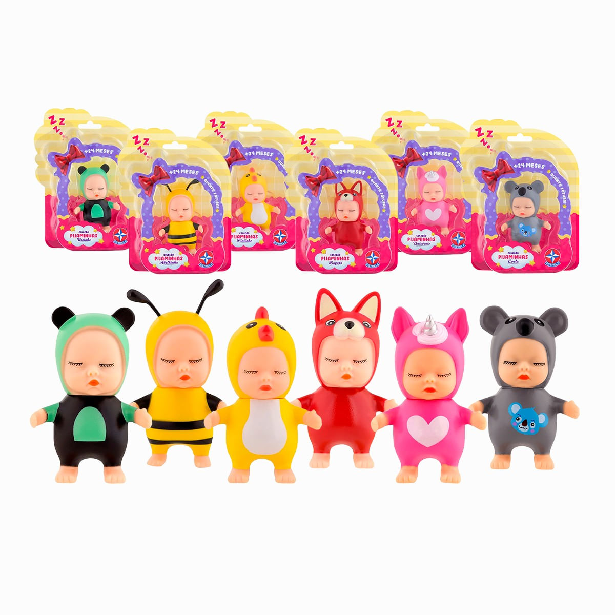 Kit Coleção Completa Pijaminhas Estrela
